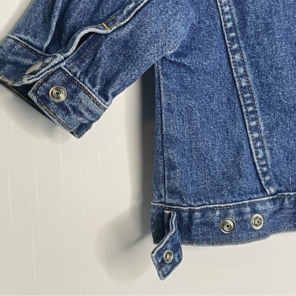 Vintage Oshkosh Baby Jean Jacket Classic Cotton Denim Unisex 3-6M - Picture 9 of 15